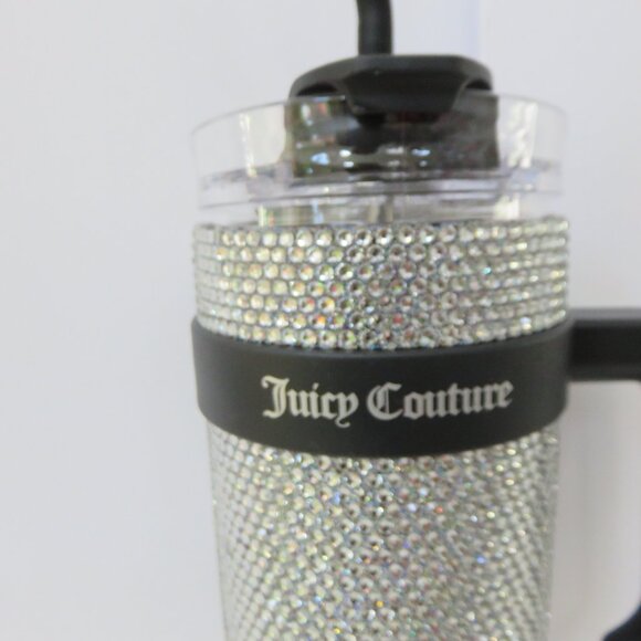 Juicy Couture Bling Rhinestone 40oz Stainless Steel Tumbler - Picture 4 of 9